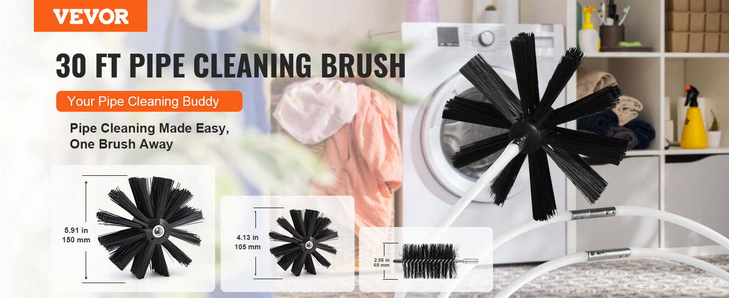 Quick-Clean 4 Dryer Vent Brush
