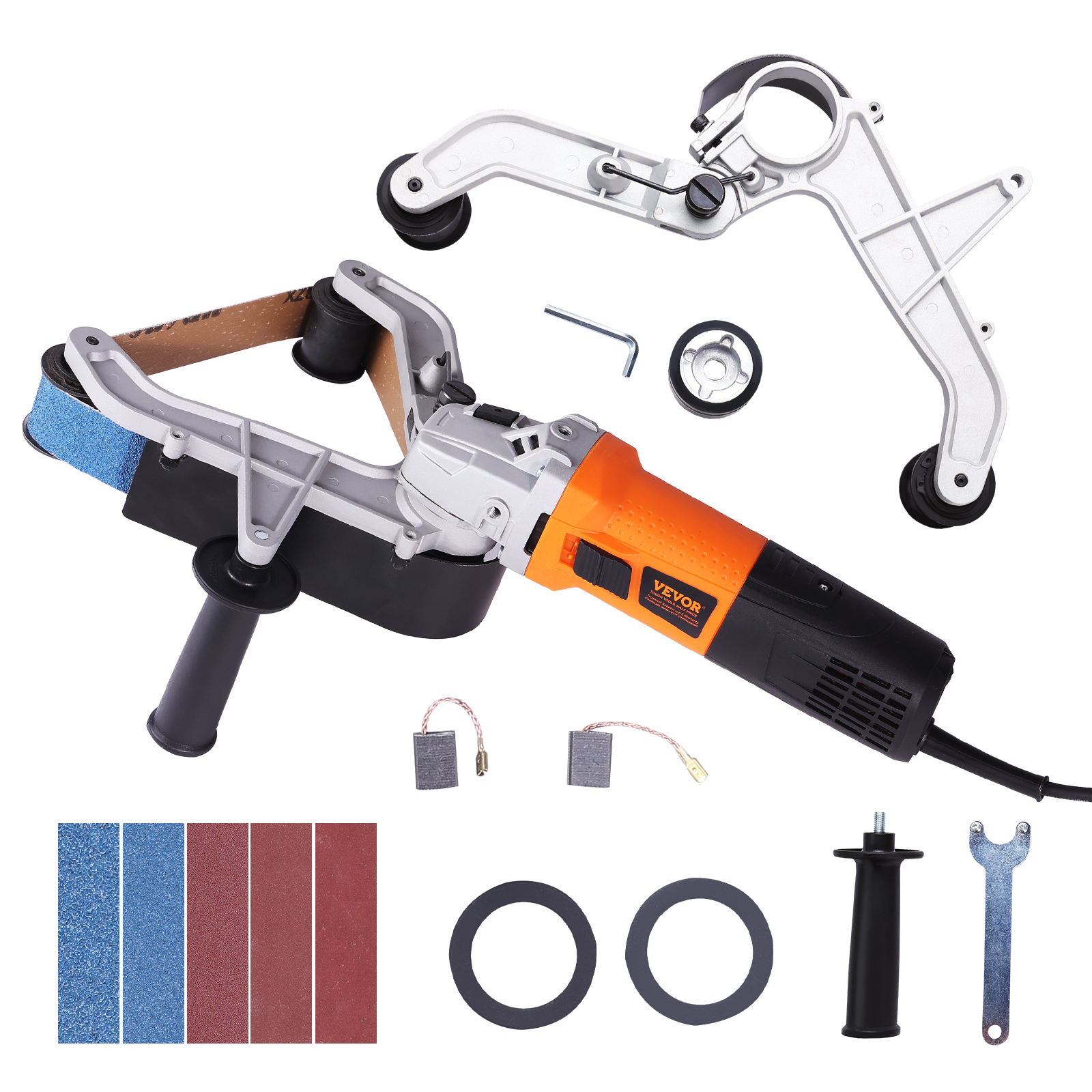 VEVOR Pipe Tube Polisher Sander 1000W 6 Variable Speeds with 3PCS Sanding Belts - Picture 35 of 38