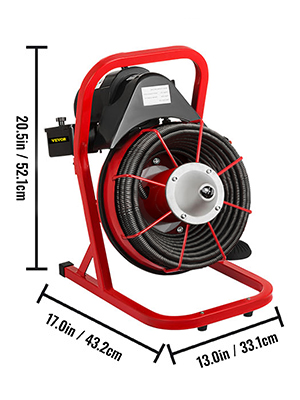 1pc 5m/196in Drain Auger [easy To Use And Efficient] Flexible