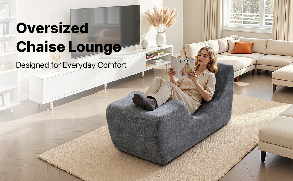 Yoga Chaise Lounge Chair - Ergonomic Stretching Chair With Lumbar Pillow & Ottoman (Red)