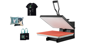 Semi Automatic Heat Press Machine 16 x 20 Clamshell Sublimation T-shirt  Transfer Tool Digital Controller Displays for Pillowcase Rock Ceramic Tile  Use 