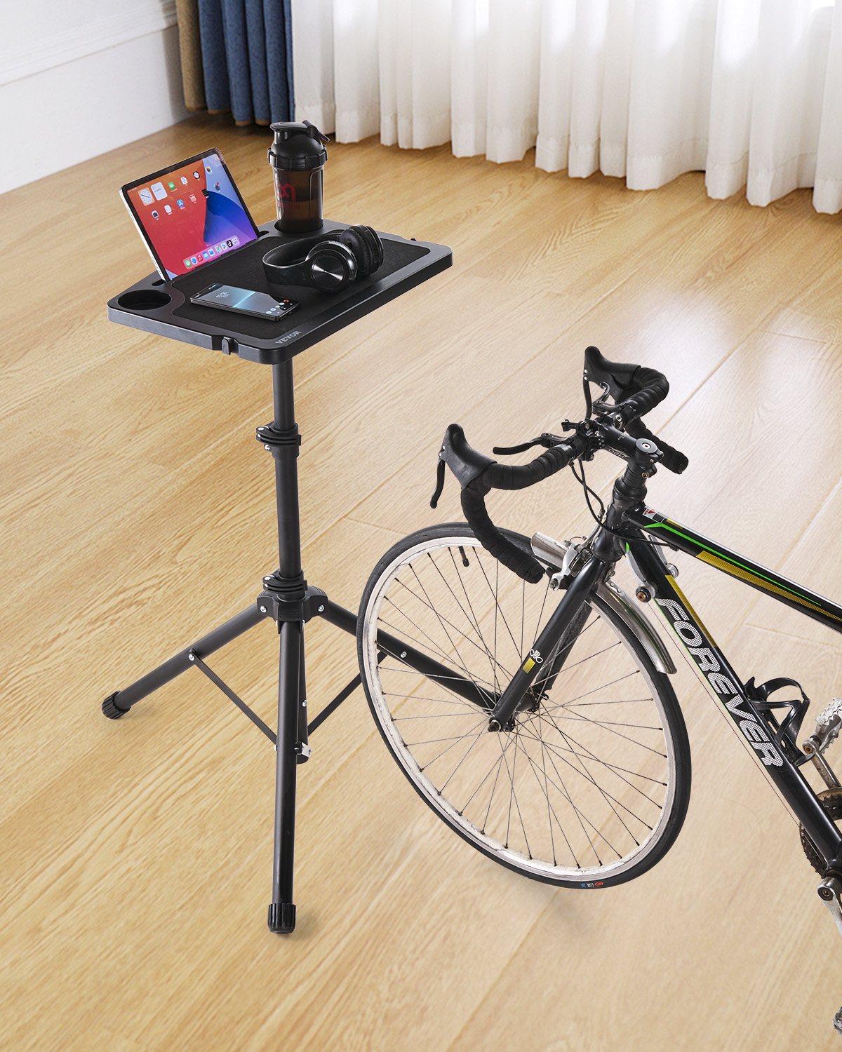 Mobile Cycling Desk Foldable Bike Trainer Fitness Desk Table
