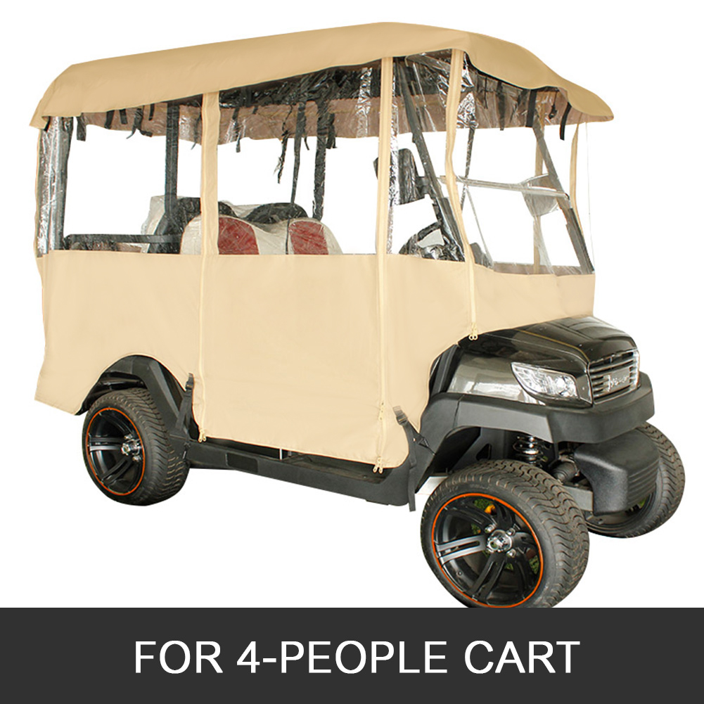 4 Passenger Golf Cart Cover Enclosure Fit Ezgo Yamaha Club Car Waterproof 79