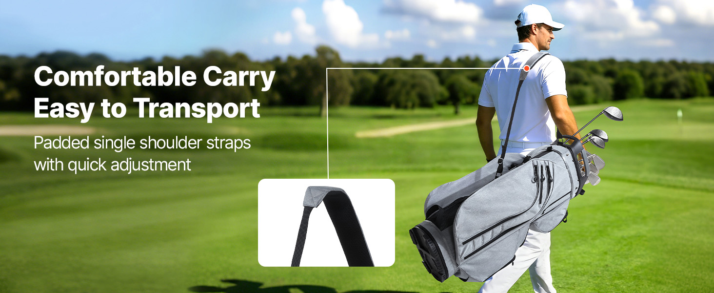 komfortabel golfbag-rem