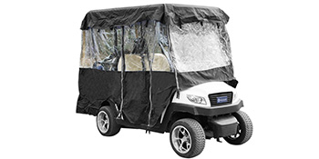 VEVOR Golf Cart Enclosure 86'', 4-Person Golf Cart Cover, 4-Sided Fairway  Deluxe, 300D Waterproof Driving Enclosure with Transparent Windows, Fit for  EZGO, Club Car, Yamaha Cart