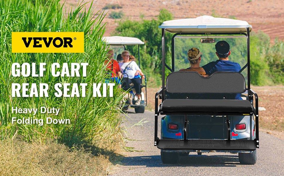 VEVOR Golf Cart Rear Seat, Club Car Rear Seat for Club Car DS 20002013