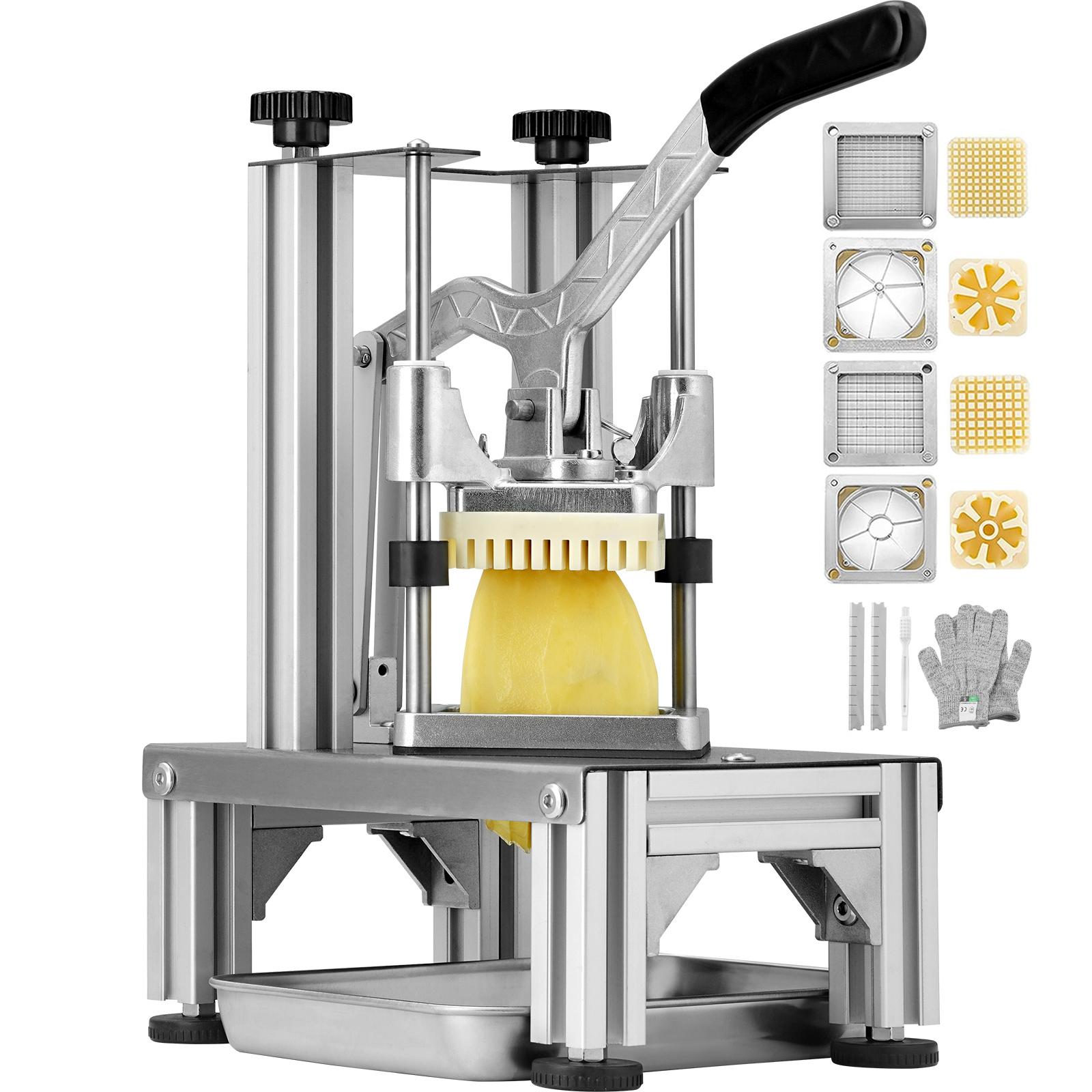 Commercial Vegetable Cutter Chopper 1/2/1/4/3/8inch Fruit Vegetable Dicer Slicer