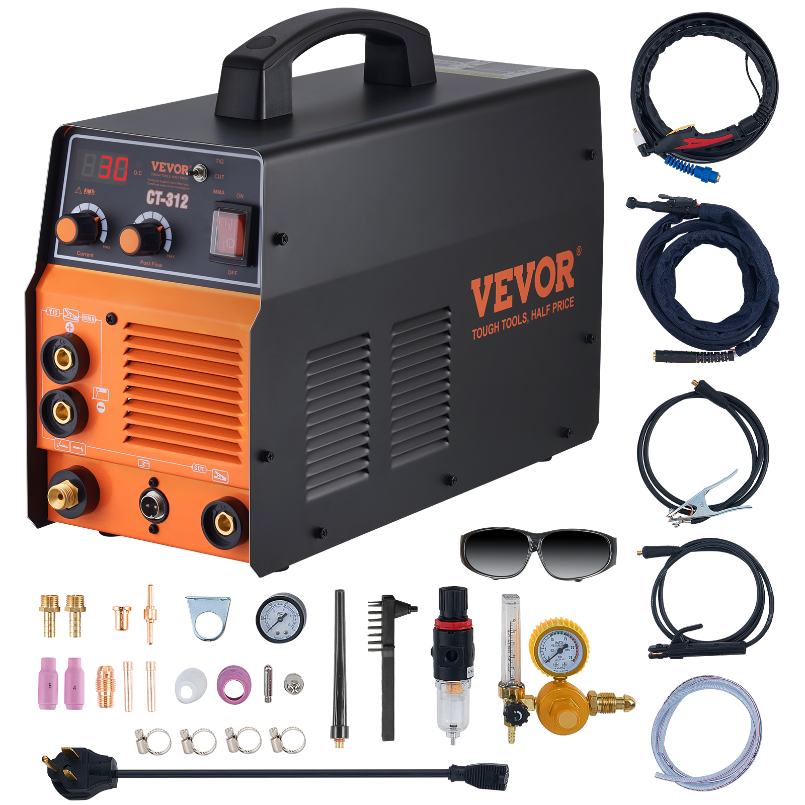 Vevor Machine D Couper Plasma Souder En Machine De D Coupe Plasma Combin E Ct Tig Mma