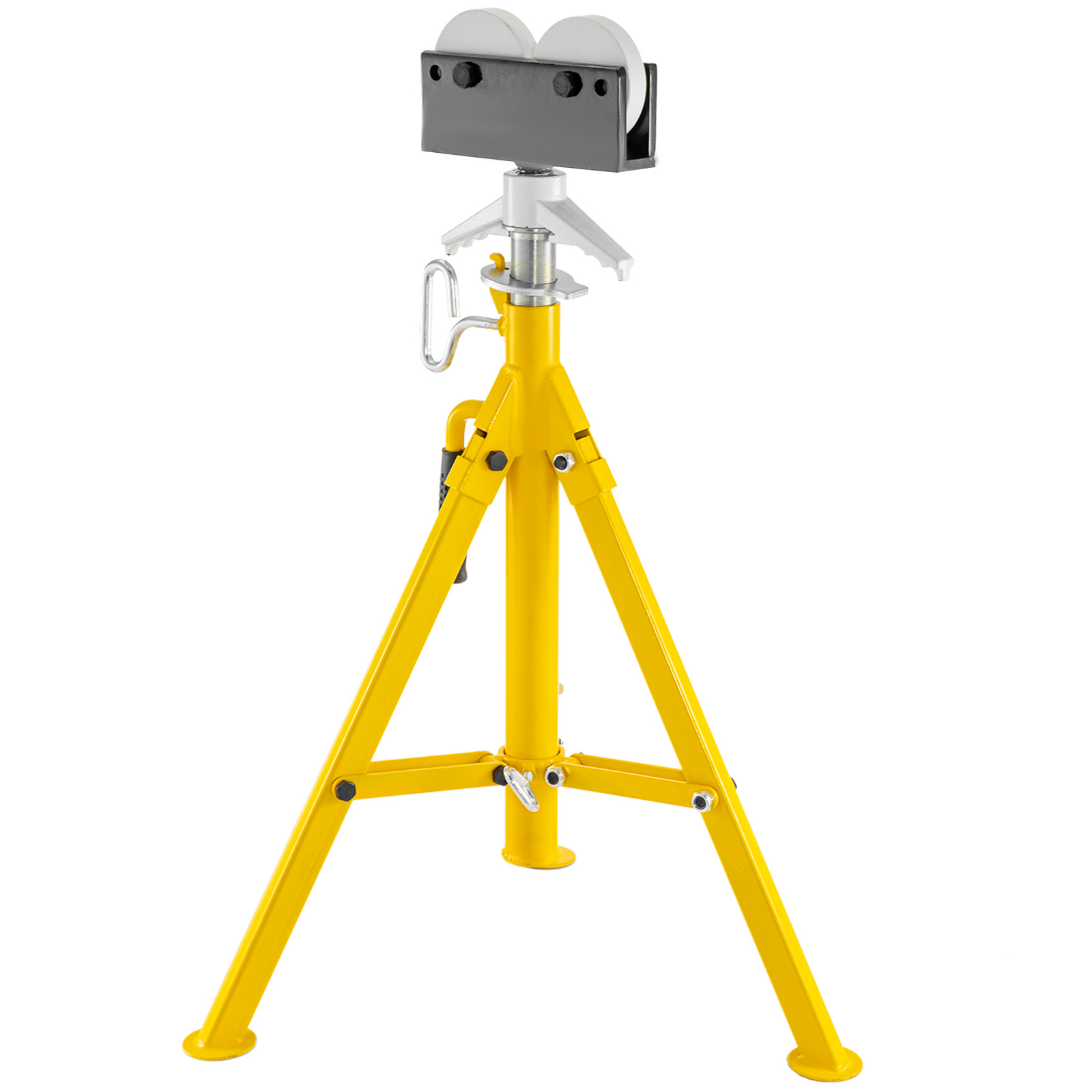 Details about   Pipe Stand Fold-a-Jack 2-Ball Transfer Head 12" Pipe Capacity 20"-37" Height 