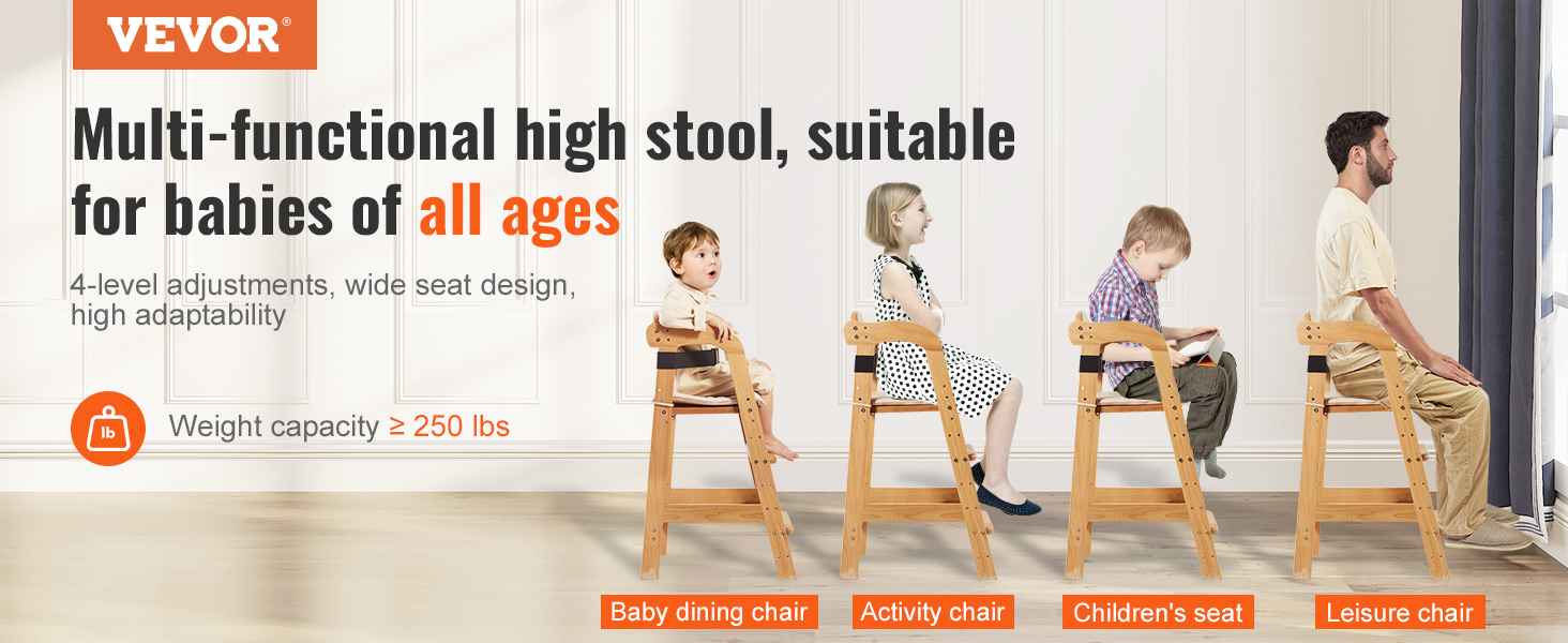Asiento elevador para niños pequeños para mesa de comedor, silla plegable  portátil con marco de aluminio, cojín de punto suave y altura y bandeja