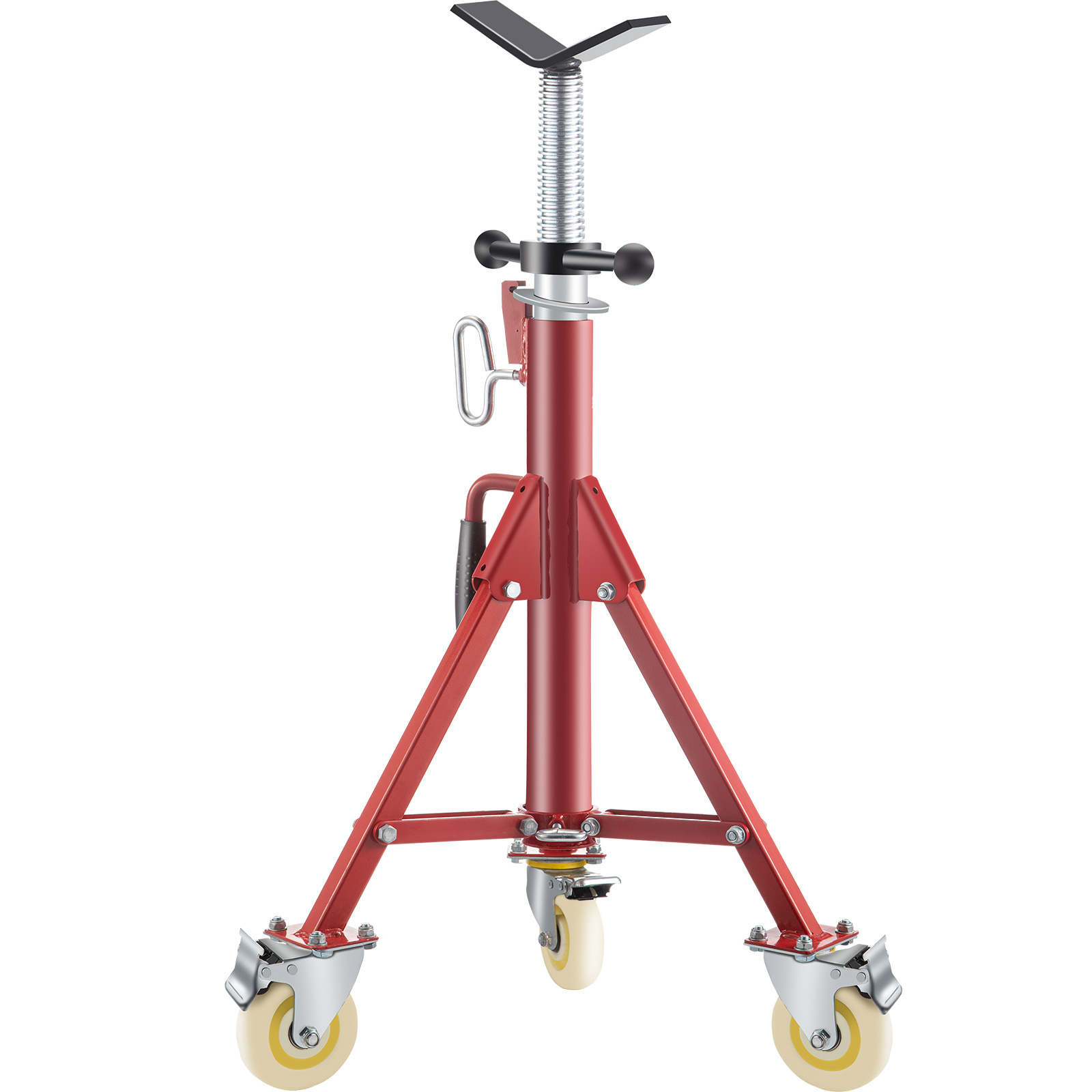 pipe stand,v-head,casters