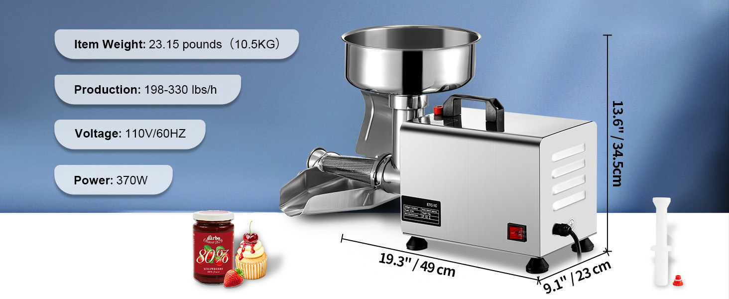 Electric Tomato Strainer A100 1.11w
