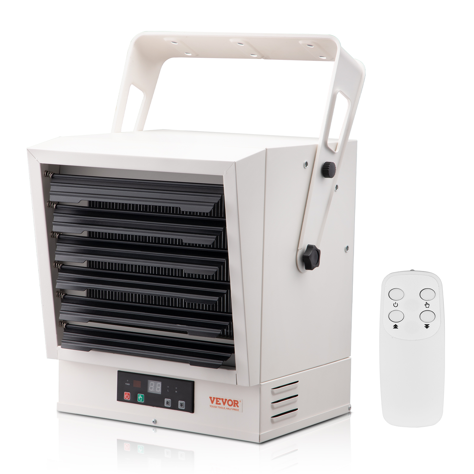 VEVOR Electric Garage Heater, 5000/7500/10000-Watt Digital with Remote Ceiling