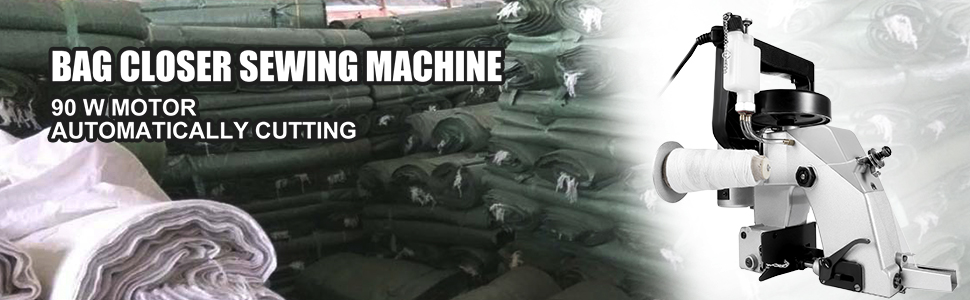VEVOR Portable Bag Closer Sewing Machine Electric Bag Closing Sewing Sealing Stitching Machine 220V FBJYLGK9M00000001V1