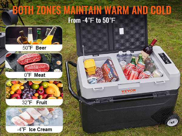Autokühlschrank Mini-Gefrierschrank, Camping-Elektro-Eisbox 6l
