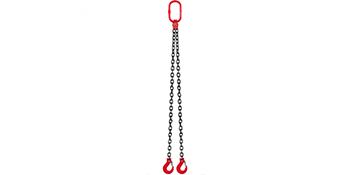 6FT Chain Sling 5/16 in x 6 ft Double Leg with Grab Hooks Sling Chain 3T Capacity Double Leg Chain Sling Grade80 (0.31In x 6Ft Double Leg Sling)