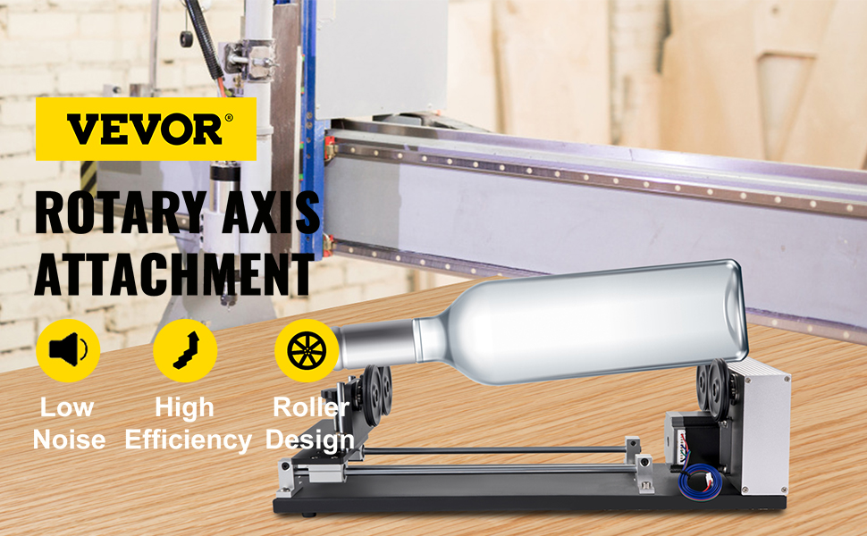 Rotary Axis Rotation Axis For CO2 Laser Engraver Cutting NEMA 17 4 Wire Motor 