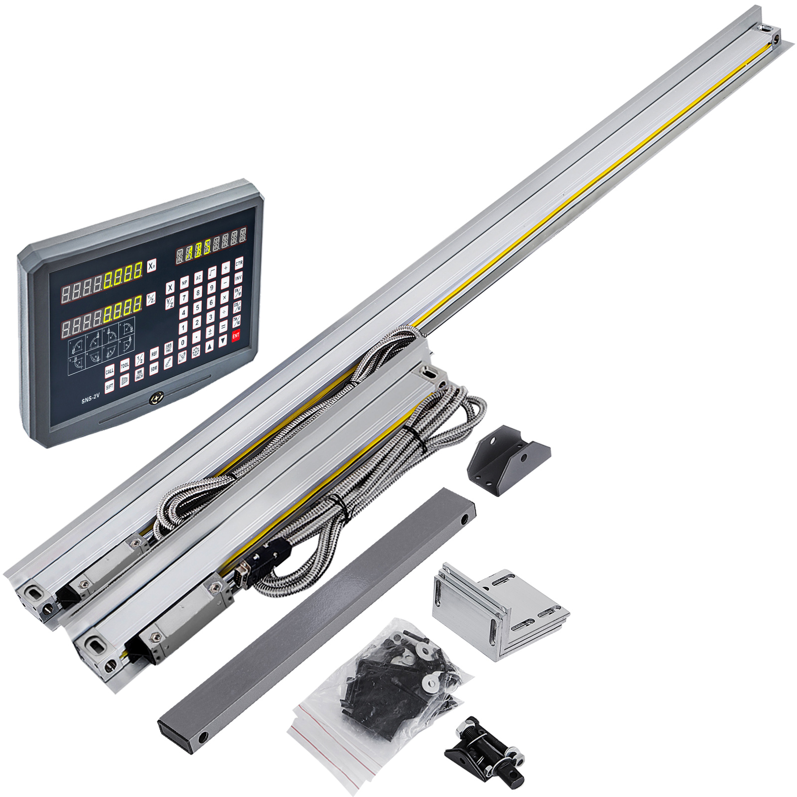 0-150mm Digital Anzeige Linearskala LCD-Skala für Fräsmaschinen Drehmaschine NEU 