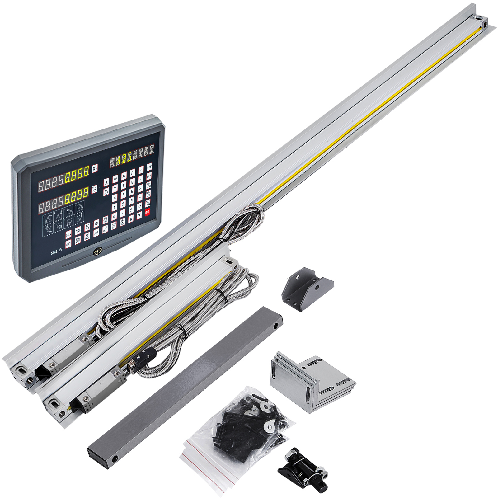 TTL Linear Glass Scale Digital Readout Mounting Bracket for Milling Lathe CNC 