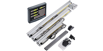 Digital Readout Linear Scale Linear Optional Travel Length 50-500mm for Milling# 