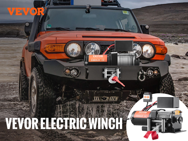 Verricello Elettrico Winch 2500 per Quad/ATV - Miglior Qualità al