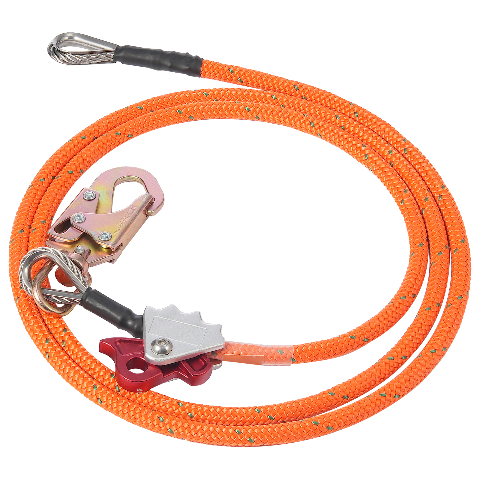 Arbor Climbing Rope Steel Wire Core Flip Line Kit Empty Positioning For Arborist