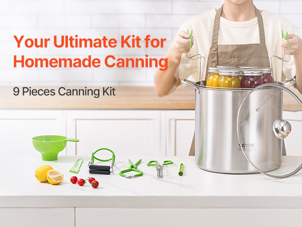 COM-FOUR® 1x inmaakset - starterset voor inmaken - inmaken en inmaken (Startset - 6 stuks