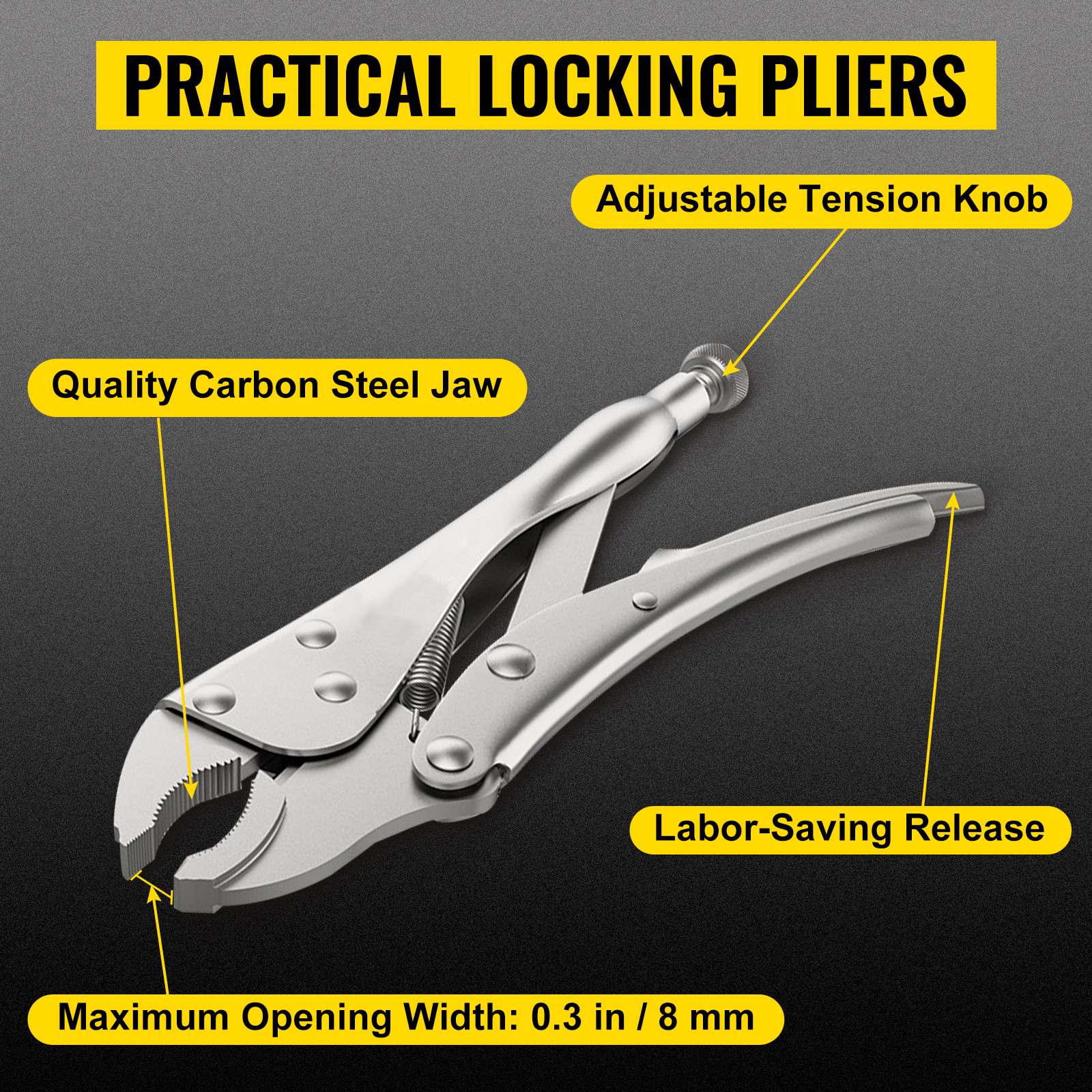 VEVOR Sheet Metal Brake, 090° Bending Angle, 3Station Design Edge