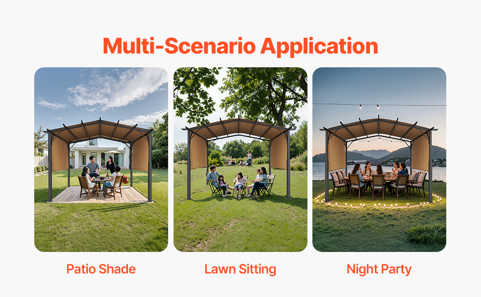 arched pergola a100 2.3 pt