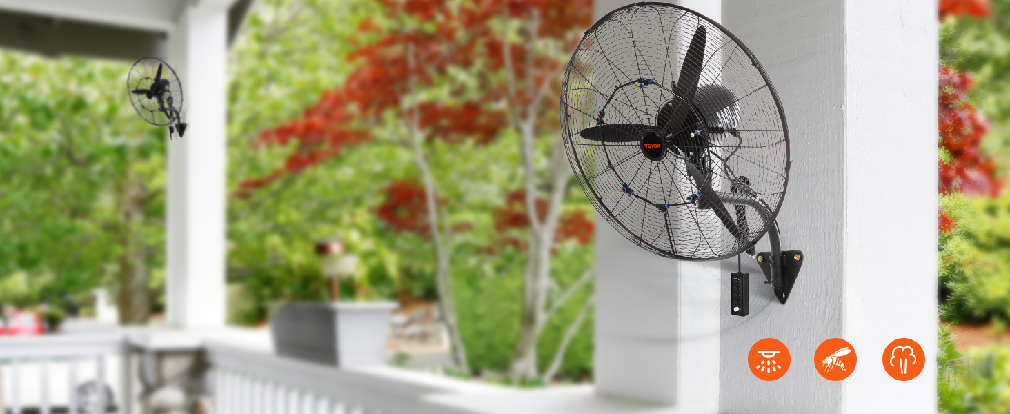 ILIVING ILG8F21 Ventilatore Industriale Ad Alta Velocità 20'' – 7500 CFM, 3 Velocità, Testa Girevole 360°, Argento