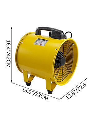 Utility Blower Fan, 12 Inches, 550W 1471 & 2295 CFM High Velocity