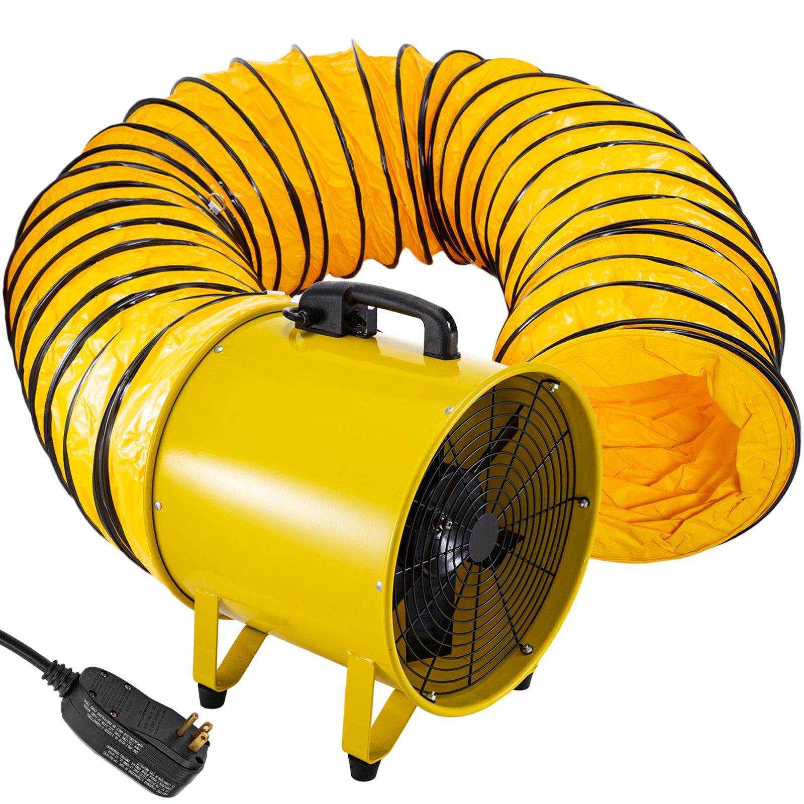 VEVOR 8 in. Pivoting Utility Blower Fan Portable Ventilator Fan