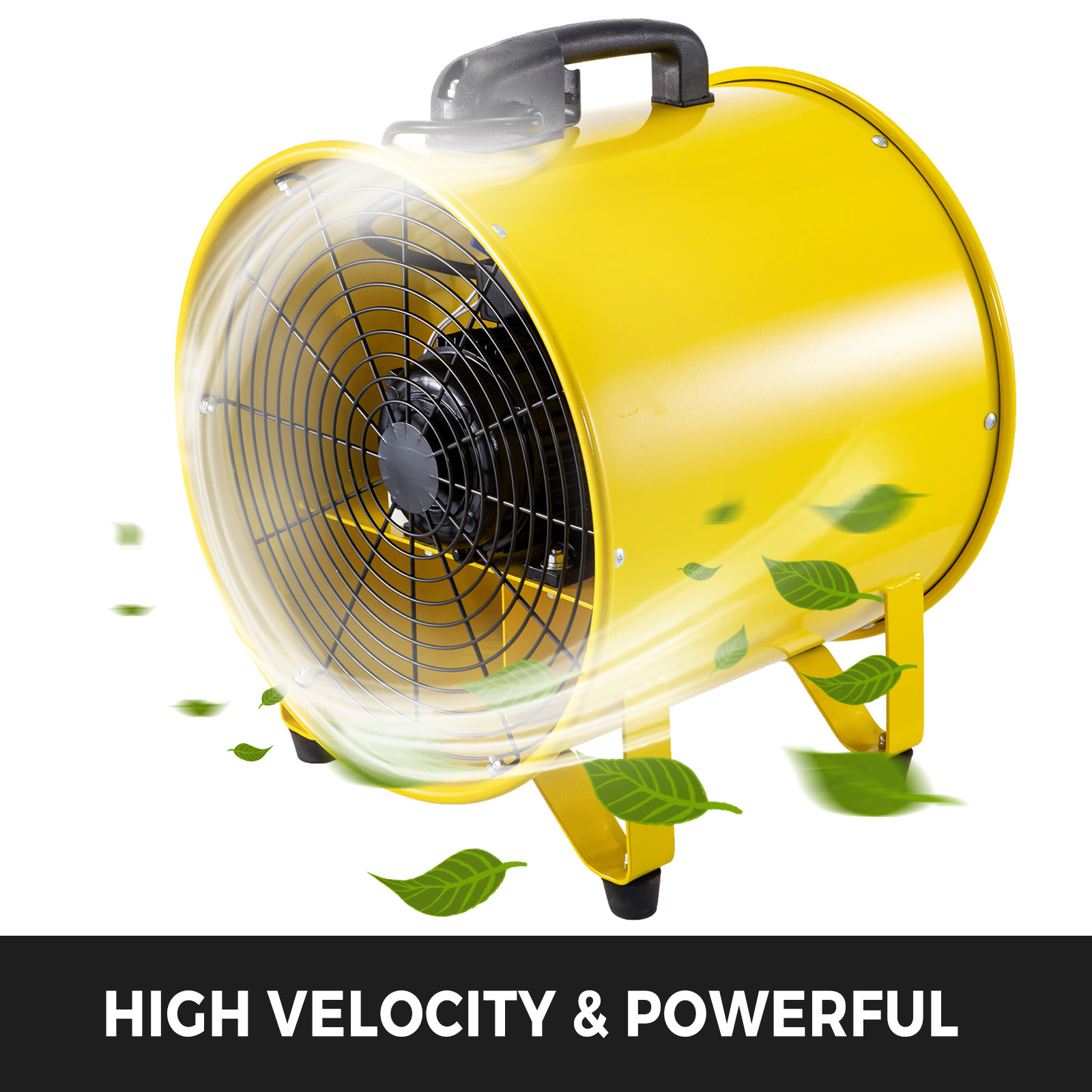 VEVOR 16 400mm Portable Ventilation Fan With 10m Pvc Ducting Extractor Fan