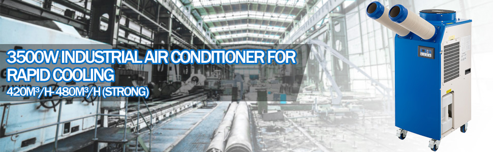 Industrial Air Conditioner Commercial Air Conditioner 3500W for Industrial Grade | VEVOR AU