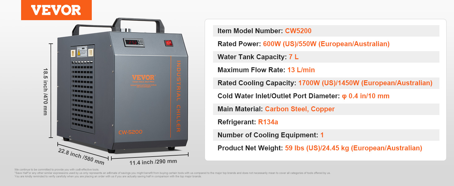 Industrial Water Chiller,Water Cooler, for Laser Machine