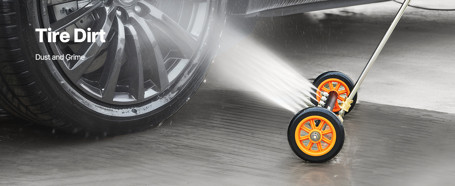 pressure washer surface cleaner a100 1.13 SucceBuy 16/24" Pressure Washer Undercarriage Cleaner Steel Surface Cleaner for Pressure Washer 4000 Max PSI for Driveway Mallzona