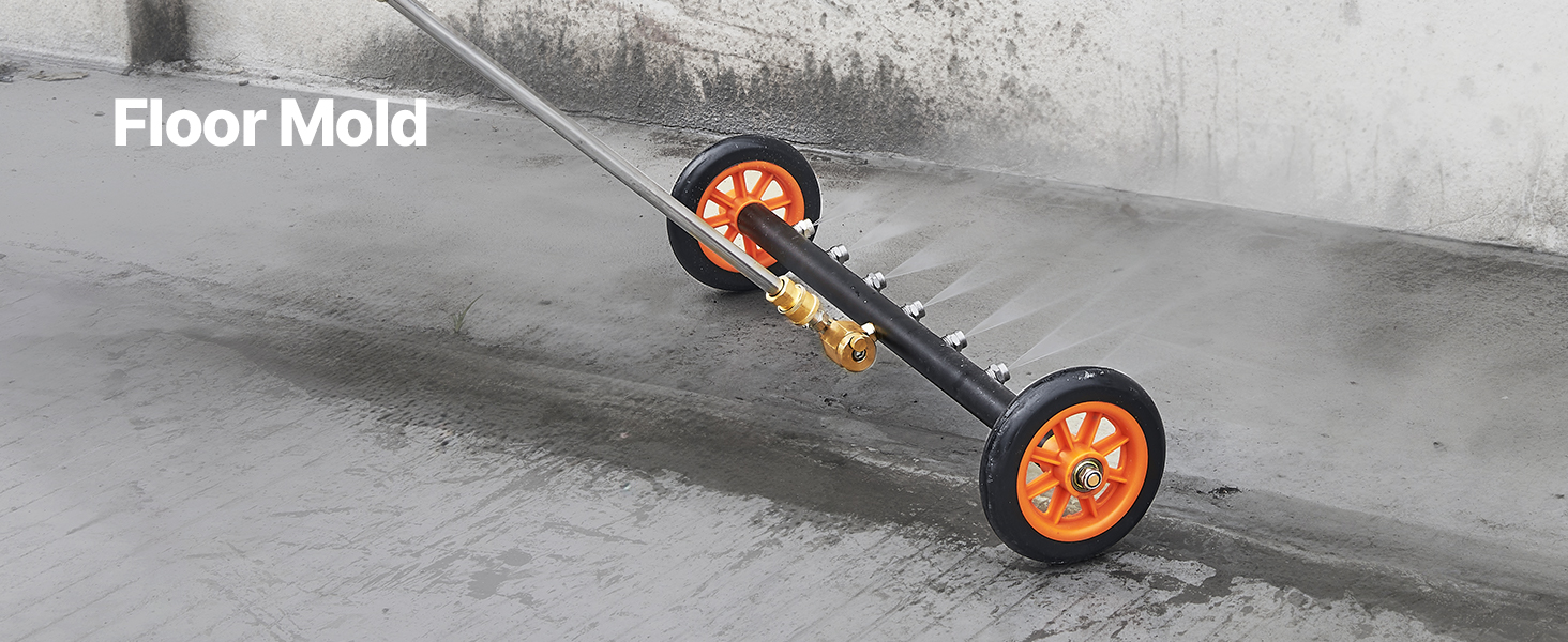 pressure washer surface cleaner a100 1.15 SucceBuy 16/24" Pressure Washer Undercarriage Cleaner Steel Surface Cleaner for Pressure Washer 4000 Max PSI for Driveway Mallzona