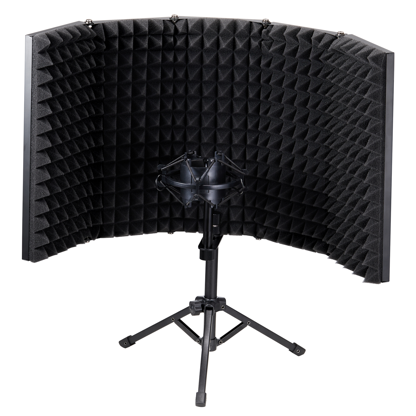 VEVOR Microphone Isolation Ball High-Density Foam with Dual-Layered Pop Filter - Picture 23 of 86