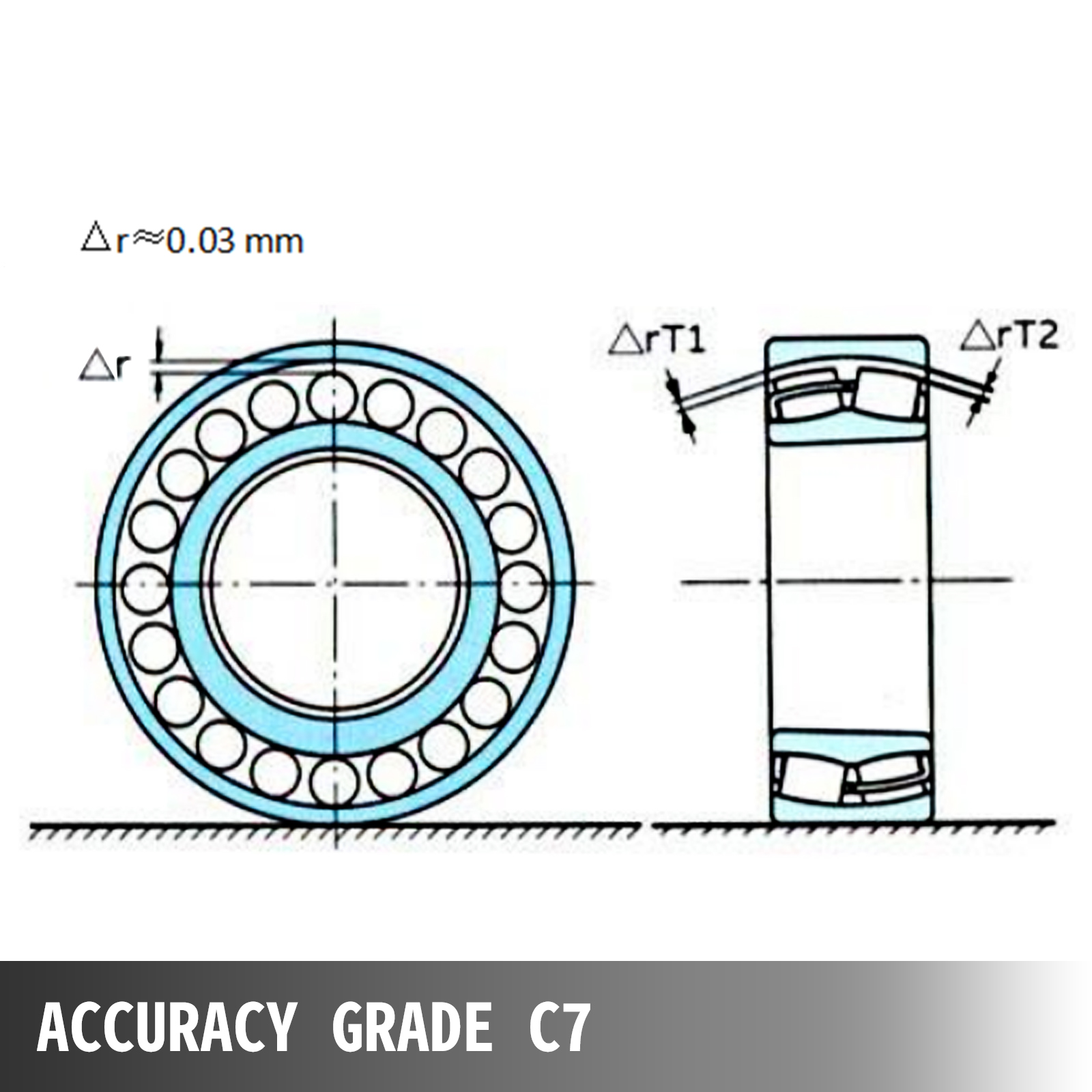 1 anti backlash 25mm ballscrew RM2505-700mm-C7+BK/BF20 end support bearing CNC