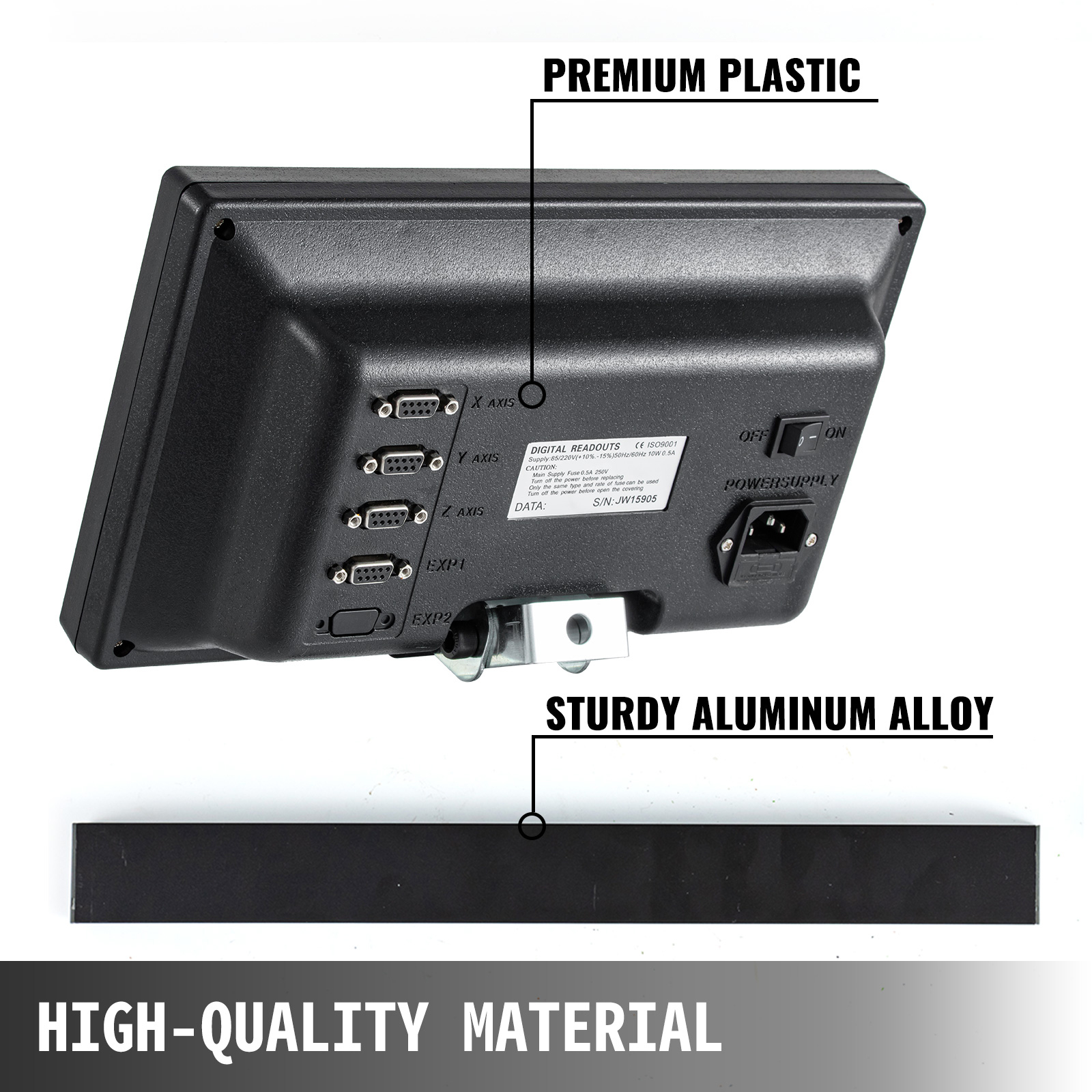 Vevor 4 Axe Lecture Numérique écran Led Encodeur Echelle Linéaire Pour ...