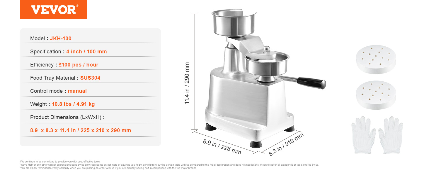 Burger Patty Maker,Food-Grade,Kitchen