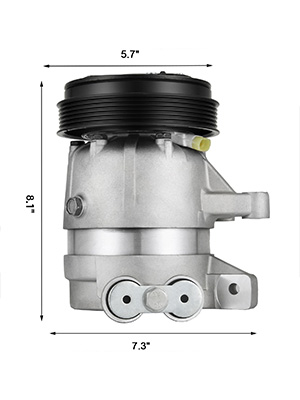 VEVOR Air Conditioning Compressor Holden Commodore Ecotec V6 engine A/C ...