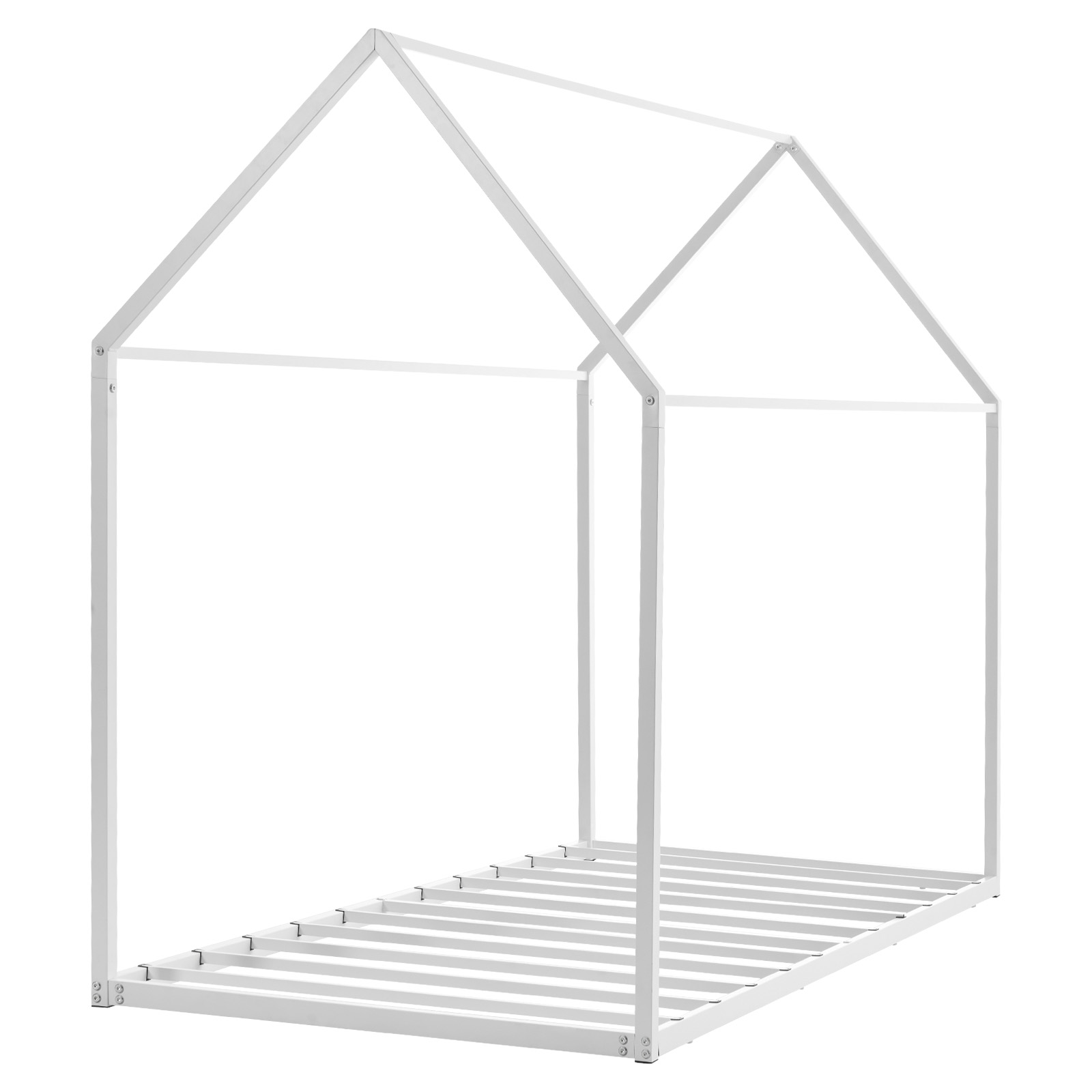 Uimoso Metal Canopy Bed Frame Full Twin Queen King Sizes with Decorative Posts