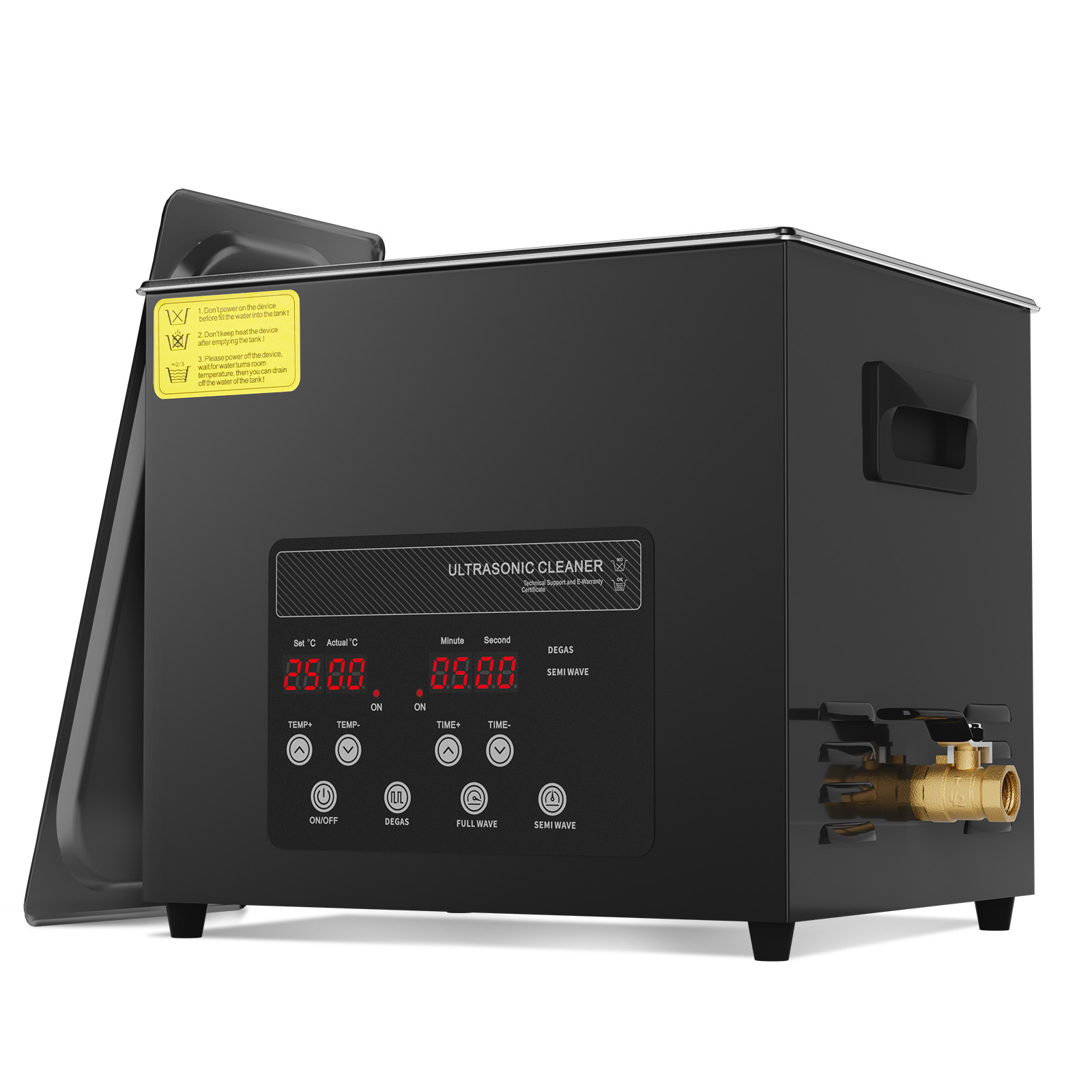 VEVOR Knopfsteuerung Ultraschall Ultraschallreiniger 10 L Ultraschall Reinigungsgeraet 220 V Schmuckreiniger Ultraschall Digitaler Ultraschallreiniger 9459203