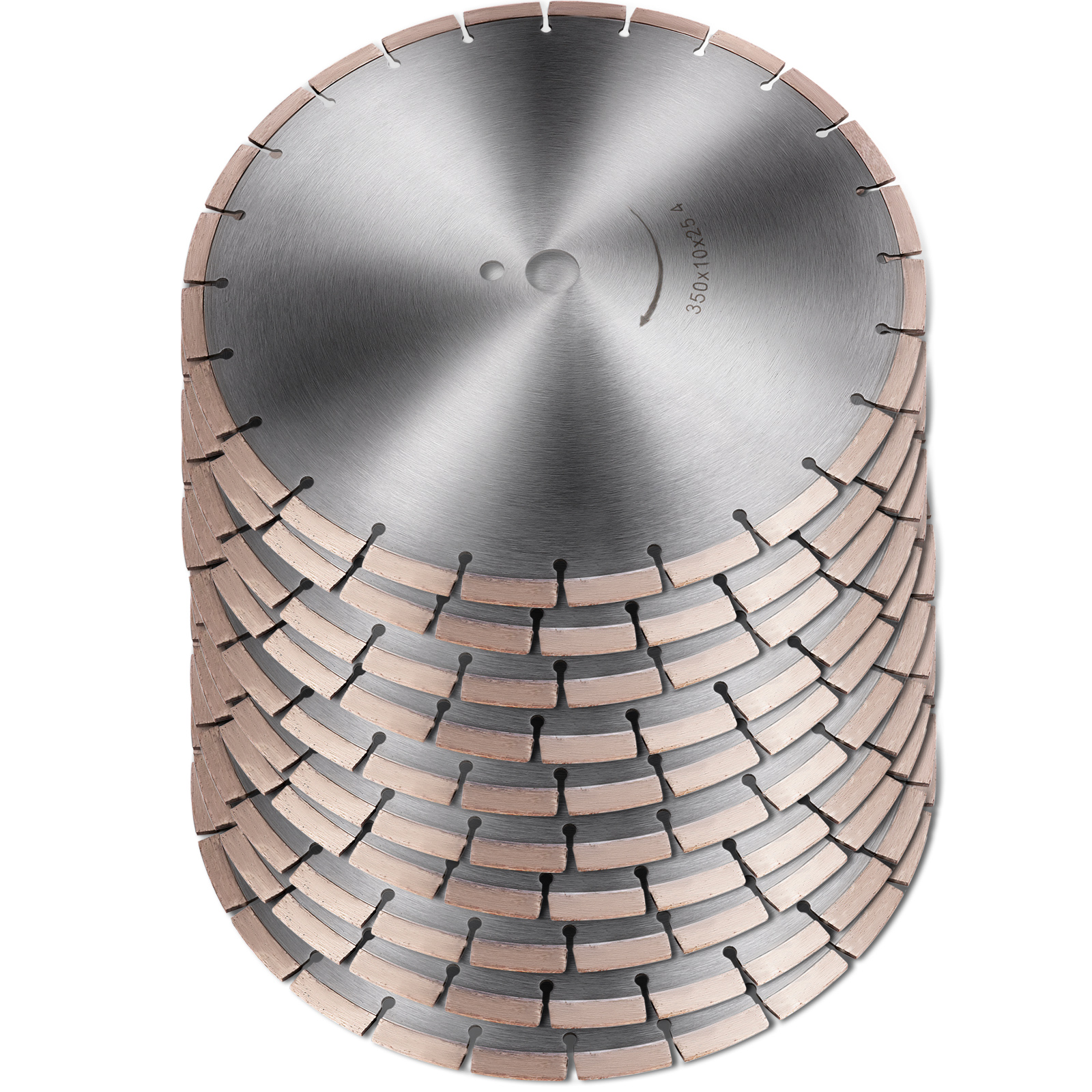 VEVOR Diamond Blade 14'' Stone Saw Blade 10PCS Angle Grinder Diamond