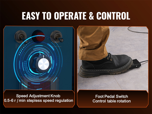 Drehbarer Schweißpositionierer 50 kg/25 kg 0‑90° – Montage & Schneiden Welding Positioner A100 2.4 M