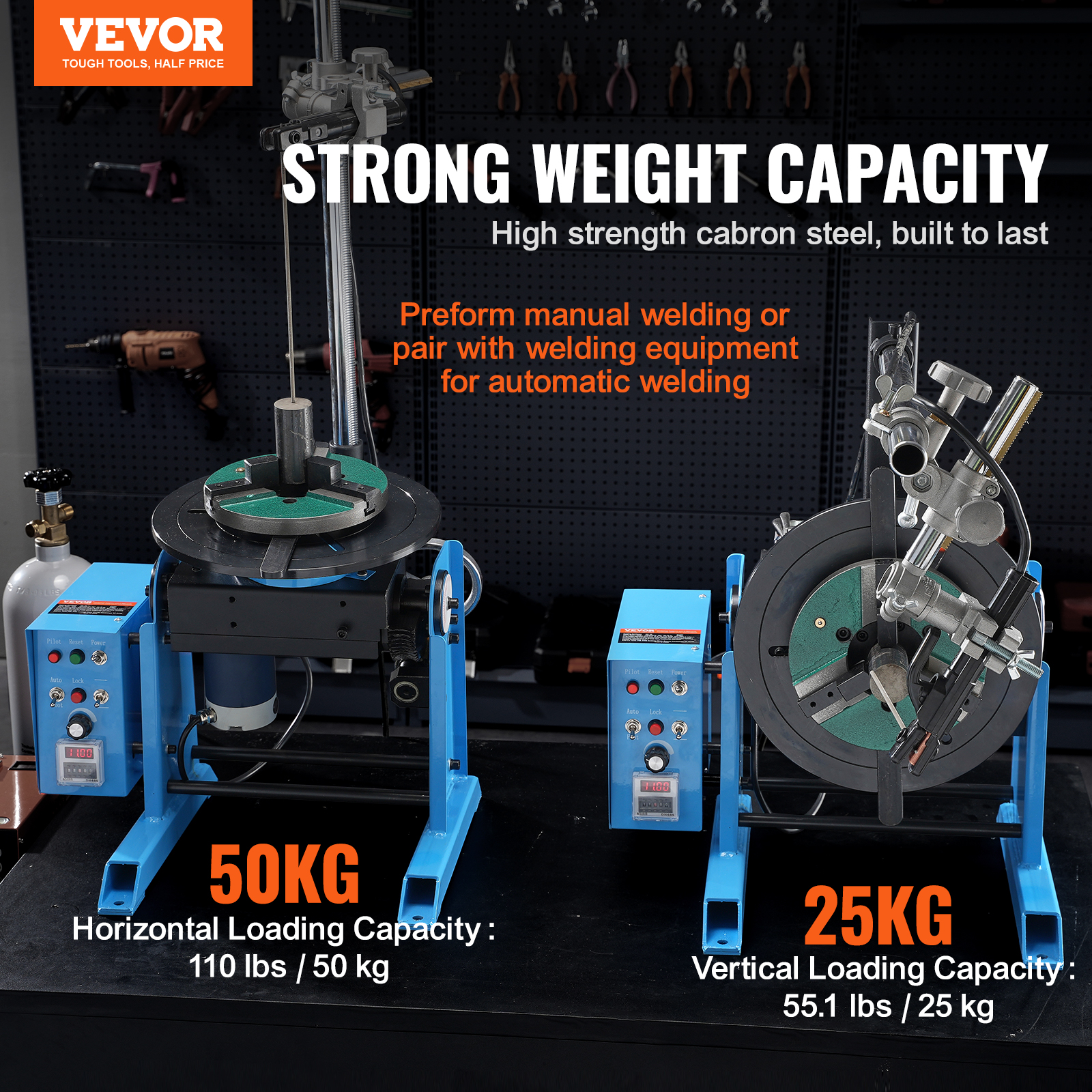 Uimoso 50/1000/30/10KG Rotary Welding Positioner Positioning Turntable Table - Produktbild 1