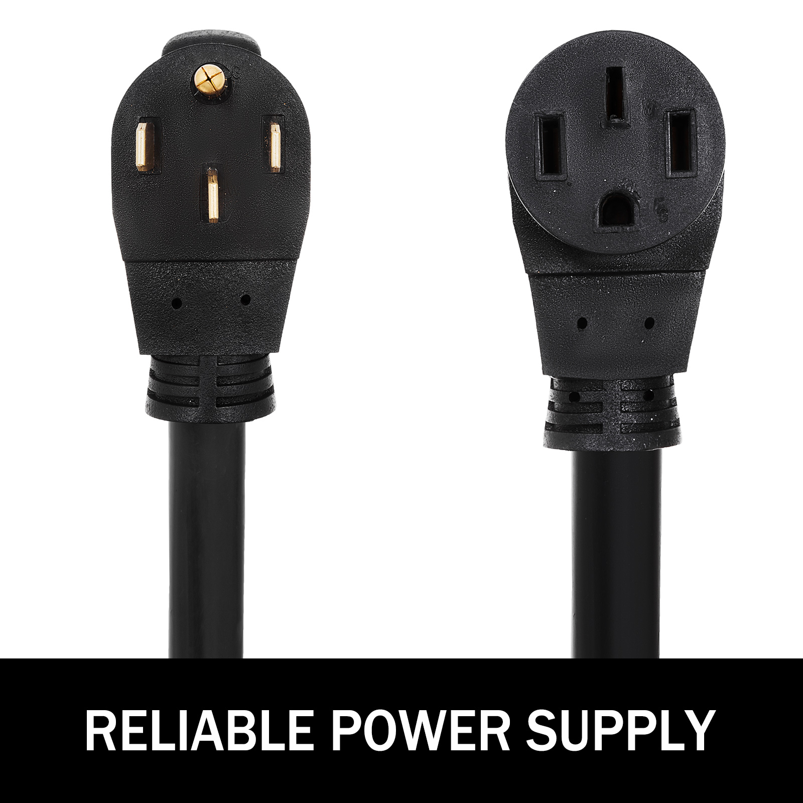 VEVOR 36Ft 50 Amp RV Extension Cord Durable Premium Power Cord RV 26.5mm Wire Diameter Extension Cord Copper Wire RV Cord Power Supply Cable for Trailer Motorhome Camper with Handles