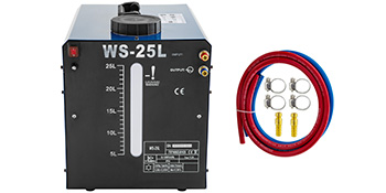 VEVOR Tig Cooler 25L Tig Water Cooler 110V Water Cooled Tig Torch 370W Tig Torch Water Cooler TIG MIG Welder Torch Water Cooling System