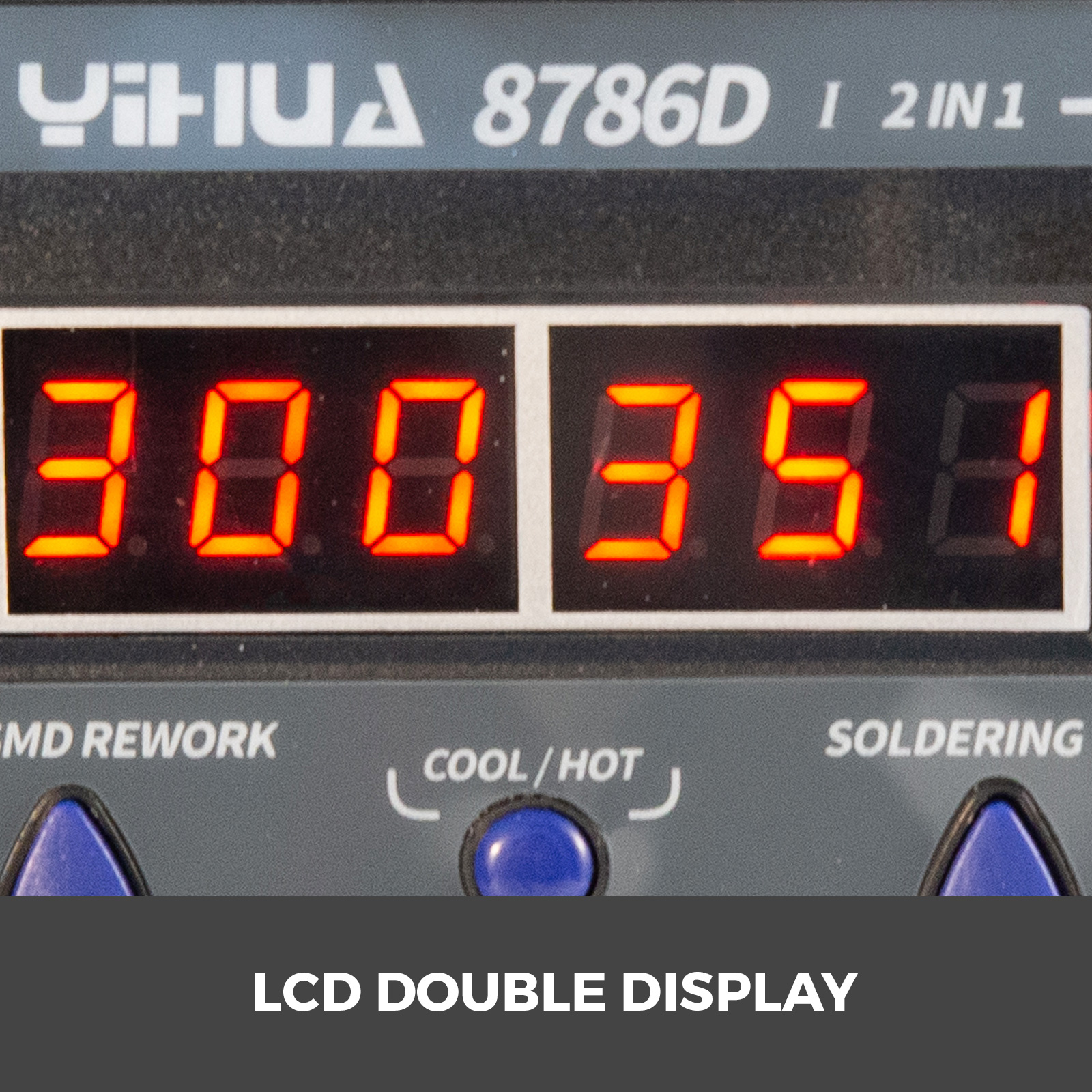 YIHUA 8786D SMD Stazione Di Saldatura Per Rilavorazione 740W 2 In 1 - Foto 11